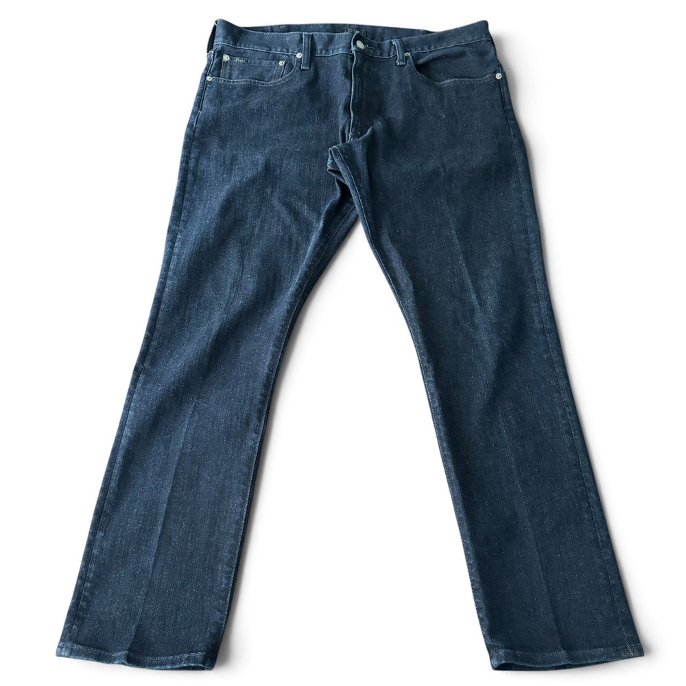 Polo Ralph Lauren Sullivan Slim Jeans Men 36x30 Dark Wash Stretch Denim Distress